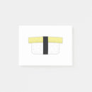 Recherche de sushi post its Nourriture