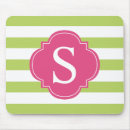 Recherche de rayures vertes tapis souris Motif