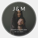 Recherche de transparent mariage autocollants Noir et blanc