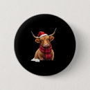Recherche de vache à noël badges Vache des highlands