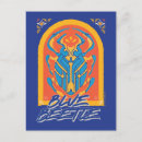 Zoek naar superhero briefkaarten Blue beetle