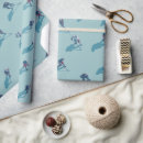 Recherche de hockey sur glace papier cadeau Bleu