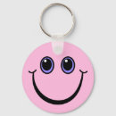 Zoek naar happy face sleutelhangers Roze