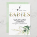 Recherche de triplet baby shower invitations Multiples