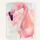 Recherche de flamant rose de notes carnets Tropical