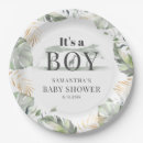 Recherche de baby shower de safari assiettes Petit garçon