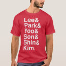 Recherche de la corée du sud tshirts Bleu
