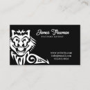 Recherche de loup et cartes visite Gothique