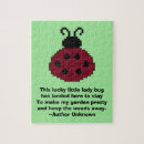 Zoek naar ladybug puzzels Tuin