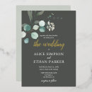 Recherche de feuille eucalyptus mariage invitations Rustique