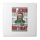 Recherche de anniversaire de noël carreaux Jésus