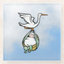 Zoek naar ooievaar onderzetters Baby