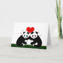 Zoek naar panda draagt kaarten Dag