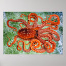 Recherche de vintage octopus posters Poulpe