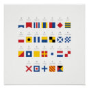 Recherche de drapeaux nautiques posters Alphabet