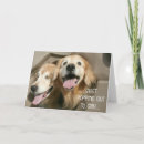 Recherche de deux chiens vœux cartes Récupérateur doré