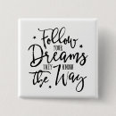 Zoek naar droom buttons Typografie