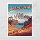 Recherche de torres cartes postales Torres del paine