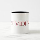 Recherche de vidi vici de veni tasses Je suis venu