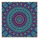 Recherche de mandala bleu art Dessiné à la main