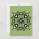 Recherche de motif symétrique cartes postales Vert