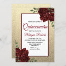 Recherche de burgundy roses quinceanera invitations Bordeaux