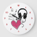 Recherche de coeurs de musique horloges Musical