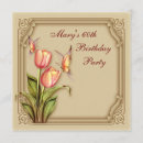 Recherche de tulipes anniversaire invitations Femmes