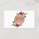 Recherche de couronne rose cartes visite Floral