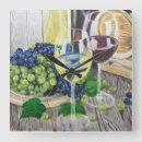 Recherche de verre de vin horloges Blanc