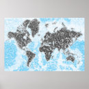 Recherche de carte monde posters Terre