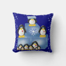Recherche de de famille de pingouin coussins Tendance