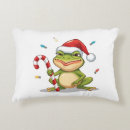 Recherche de grenouille drôle coussins Illustration de grenouille