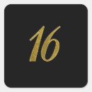 Recherche de numéro 16 autocollants Seize