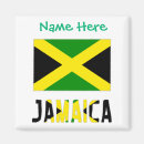 Recherche de drapeau de la jamaïque magnets Vert