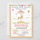 Recherche de de carrousel anniversaire invitations Chevaux