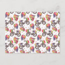 Recherche de motif de vélo cartes postales Vintage
