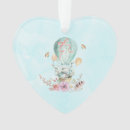 Recherche de ballon bleu ornements Montgolfière