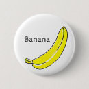 Zoek naar bananen buttons Tropisch