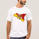 Recherche de drapeau sicilien tshirts L'italie
