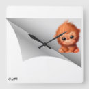 Recherche de singe drôle horloges Mignon