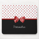 Recherche de coeur rouge tapis souris Pois