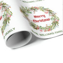 Recherche de couronne papier cadeau Rouge