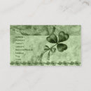 Recherche de shamrock cartes visite Vert