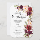 Recherche de papeterie de de marsala mariage invitations Rustique