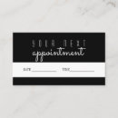 Recherche de prochain rendez vous cartes visite Spa