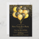 Recherche de new year eve party invitations Typographie