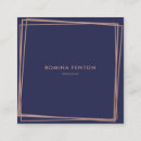 Zoek naar rose gold foil visitekaartjes Klassiek