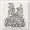Recherche de dragon bleu dessous de verres Gothique