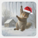 Recherche de écureuil père noël autocollants Faune